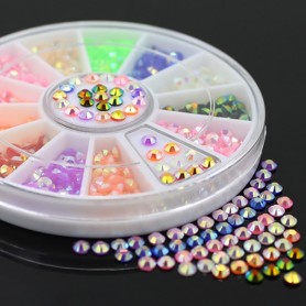 3D Nail Art Strass Décoration Carrousel