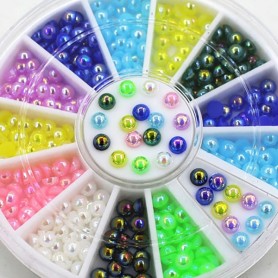 3D Nail Art Strass Décoration Carrousel