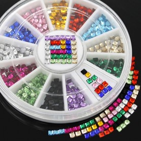 3D Nail Art Strass Décoration Carrousel