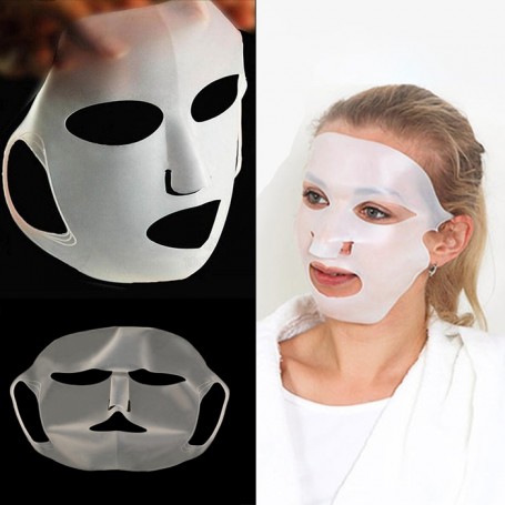 Masque Visage en Silicone pour masques imbibés