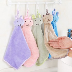 Serviette Main Enfant Lapin