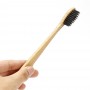 Brosse à Dents en Bois Charbon de Bambou