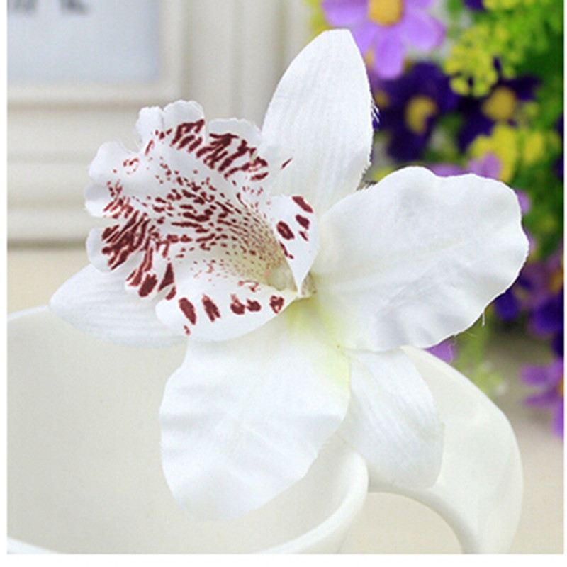 Barrette Fleur Orchidée Cheveux