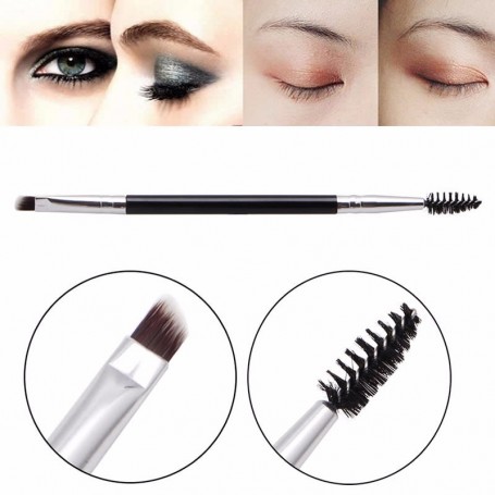 Pinceau Brosse cils sourcils 2 en 1