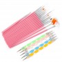 Kit complet 20 Pinceaux pour Nail Art