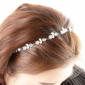 Headband Fleurs Strass