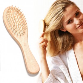 Brosse Cheveux Picots Bois