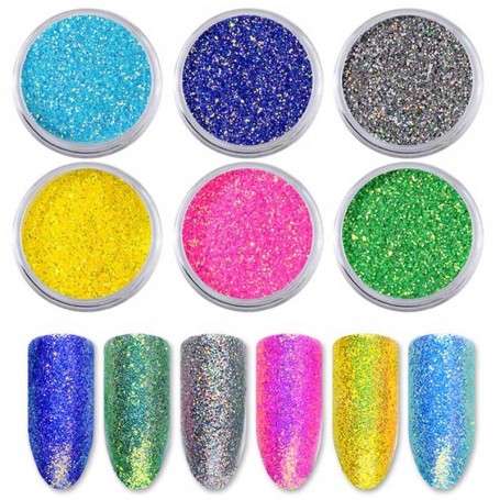 Paillettes pailletées pour Ongles