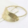 Élastique feuille métal cheveux