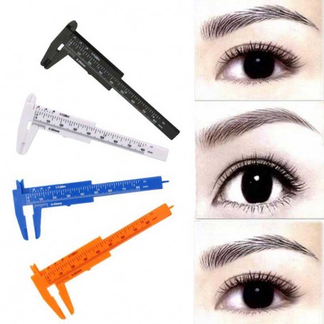 Règle de traçage sourcils Argent