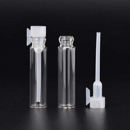 X50 Echantillons vide Flacon en verre pour parfum 1ml
