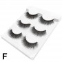 Faux cils naturel - lot de 3 paires