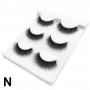 Faux cils naturel - lot de 3 paires