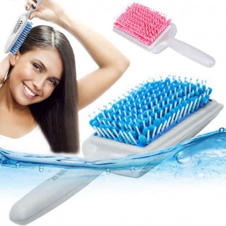 Brosse cheveux microfibre séchante antistatique