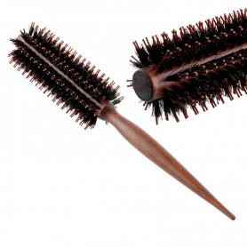 Brosse Cheveux Ronde en bois