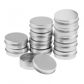 X10 Pots en Aluminium cosmétique 5gr.