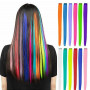 Extension mèche de cheveux colorée